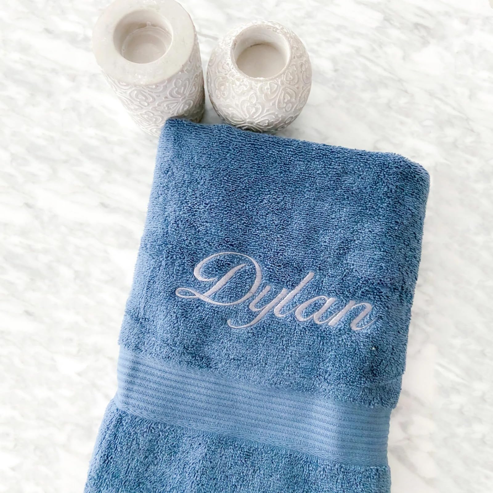 Personalized Towels with Embroidered Name Customized Name Beach Towel Personalized Beach Towel 100 Cotton Bathroom Decor Large