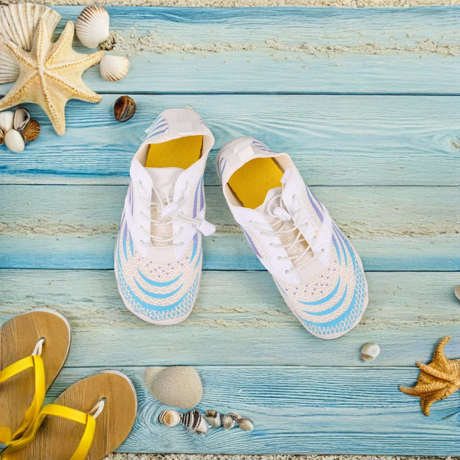 ibasenice Zapatos de Agua Unisex Antideslizantes de Secado Rápido para Playa y Piscina Calzado Flexible y Transpirable para Surf Buceo y Actividades Acuáticas Talla