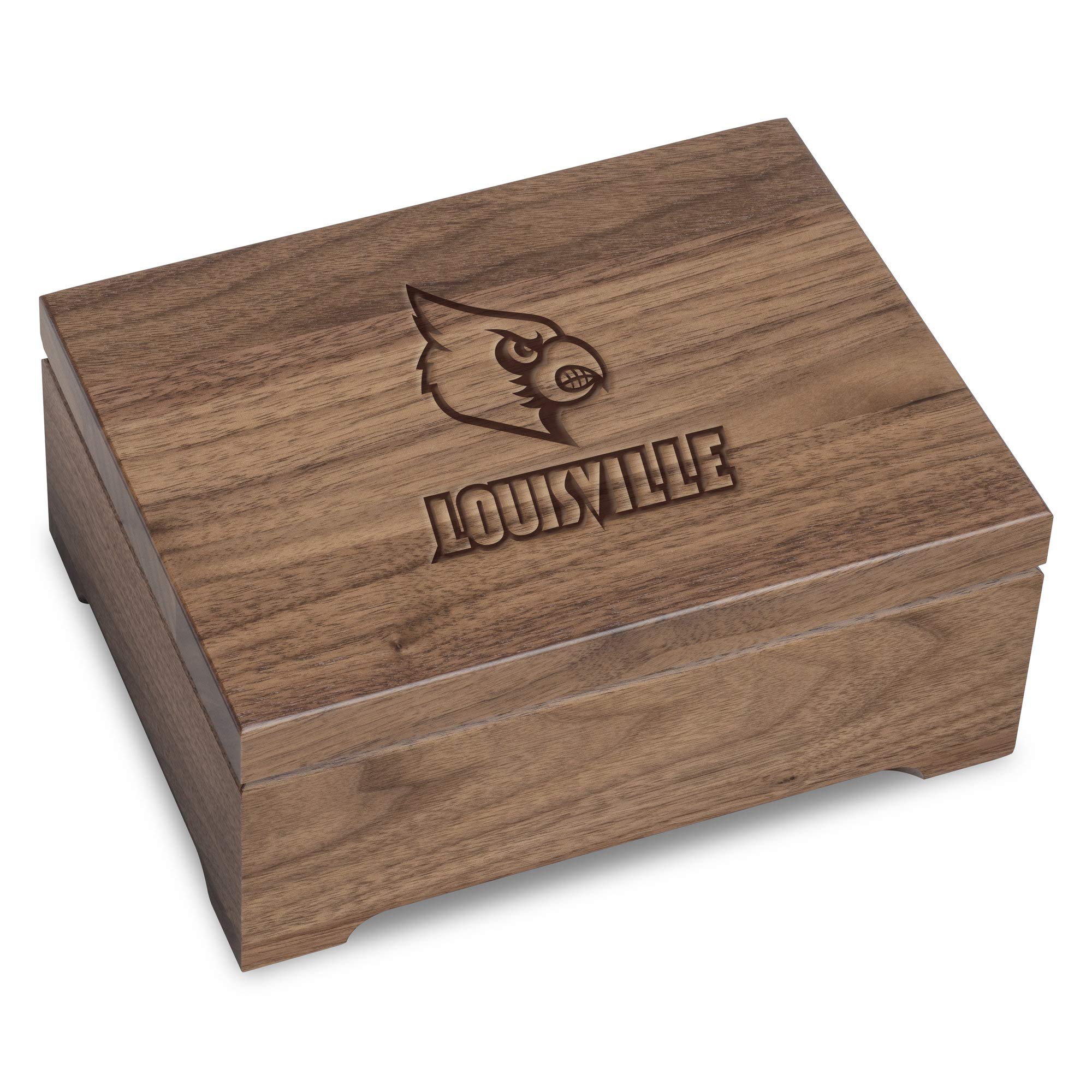 M. LA HART University of Louisville Solid Walnut Desk Box