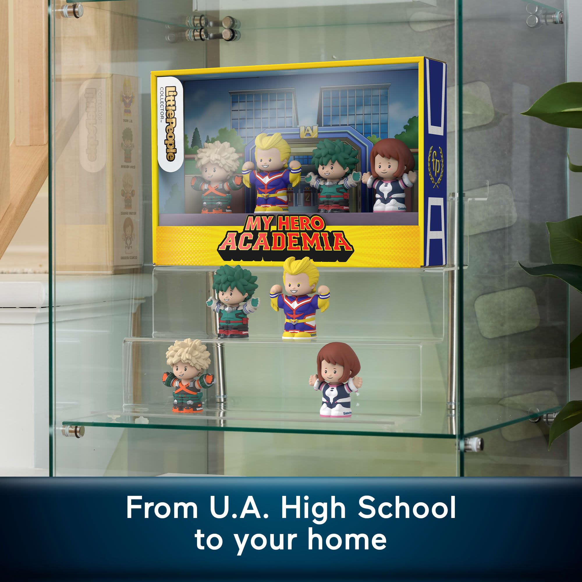 Little People Collector My Hero Academia Anime Series Special Edition Set, 4 Character Figures for Adults & Fans in Display Box - Image 3