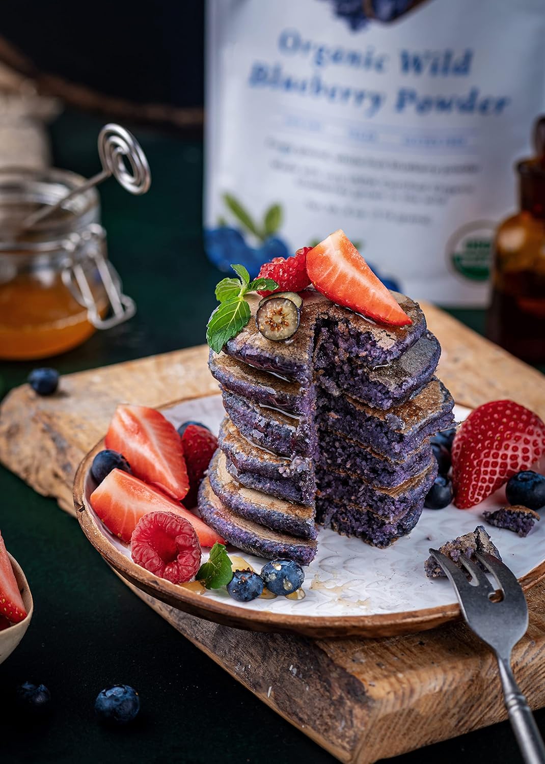 Ancient Choice - Wild Blueberry Powder (4 ounces) | USDA Organic | Freeze Dried | Non-GMO | Sourced From Pristine Countryside | Vegan Superfood | Vegetarian | Smoothie | Baking | Fiber | Prebiotic - Image 7