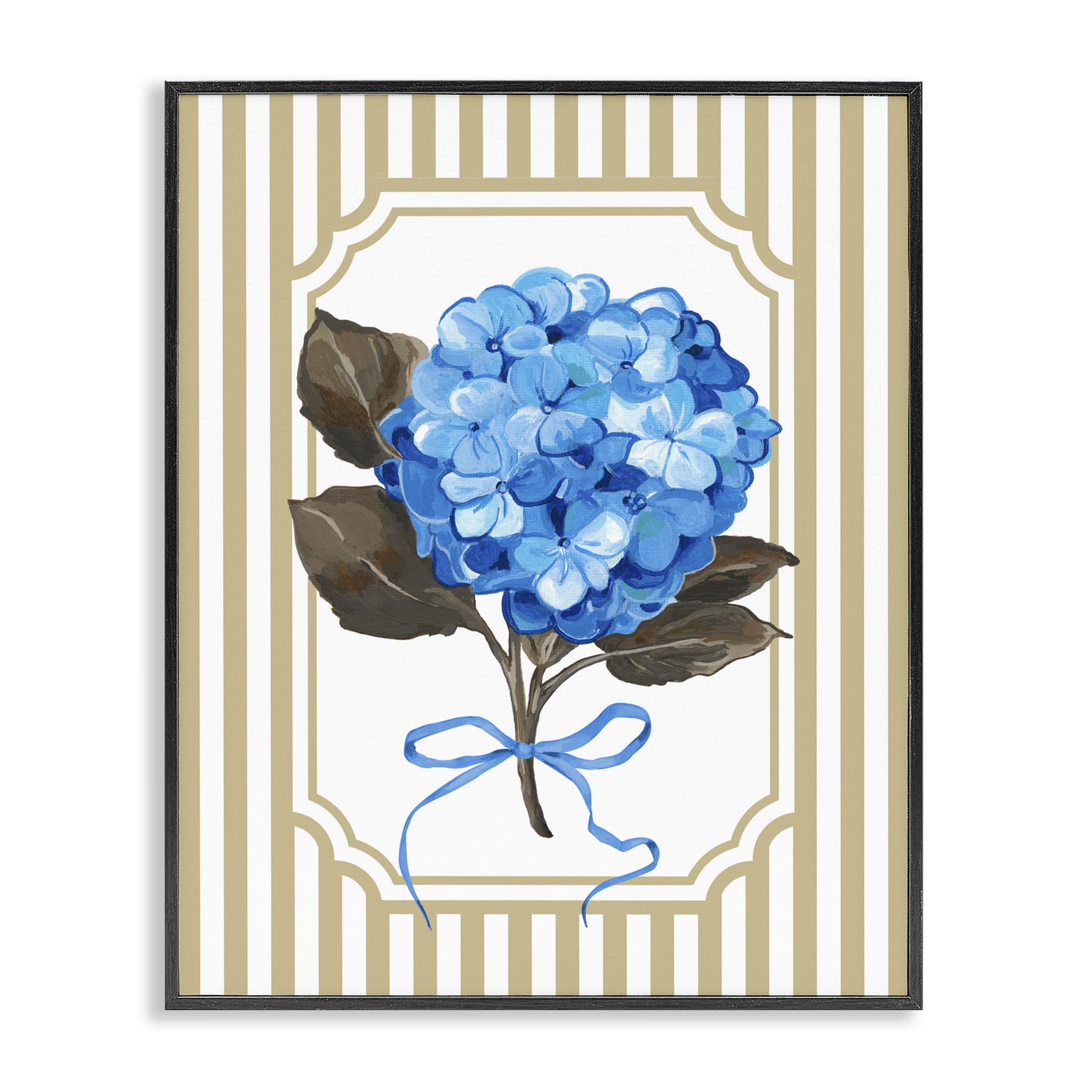 Hortensias avec nœud tableau encadré douceur intérieure
