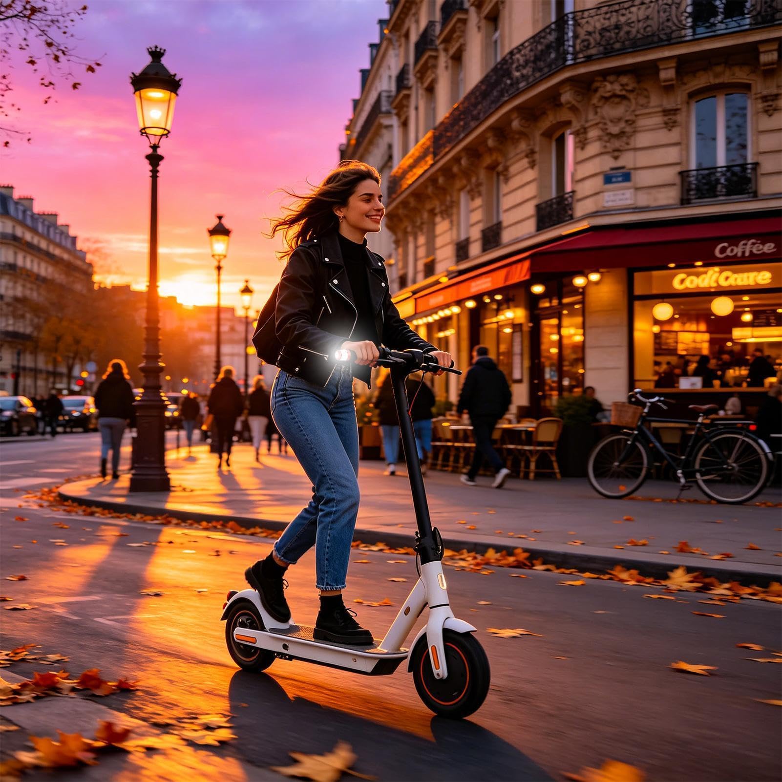 Scooter Clignotants LED étanches Poignée de guidon rechargeable