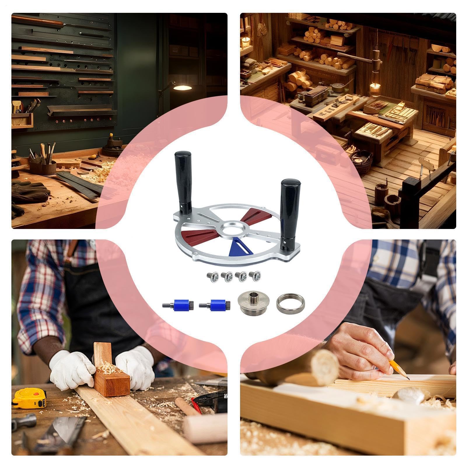 di fresatura per router, guida regolabile, per lavori di ristrutturazione | edilizia, garage, falegnameria, mobili, progetti