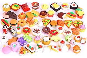 Enchanting Mini Food Erasers for Delightful Desk Pets