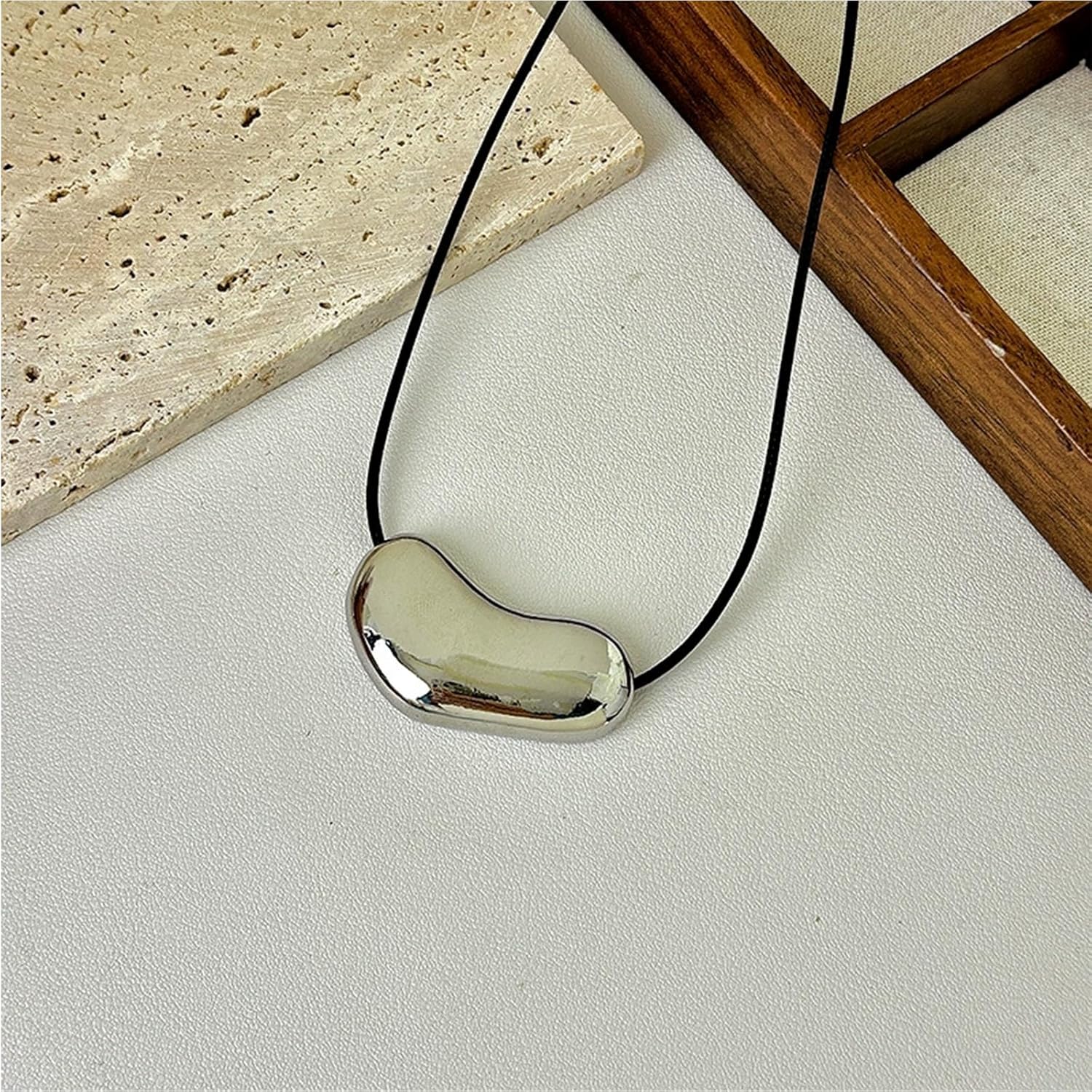 Roe Dolph Gold Pendant Necklace Boho Statement Necklaces for Women Chunky Charm Necklace Long Cord Necklaces with Drop Style Christmas Jewelry Gift - Image 7