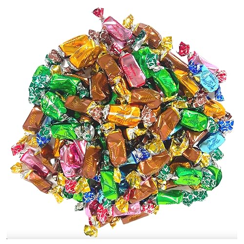 Blue Clover Foods - Caramelos surtidos de alta calidad 5 sabores surtidos bolsa de pie resellable de 20 onzas 125 libras