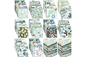 Ganeen Bulk Cotton Fabric Fat Quarters for Quilting and Sewing
