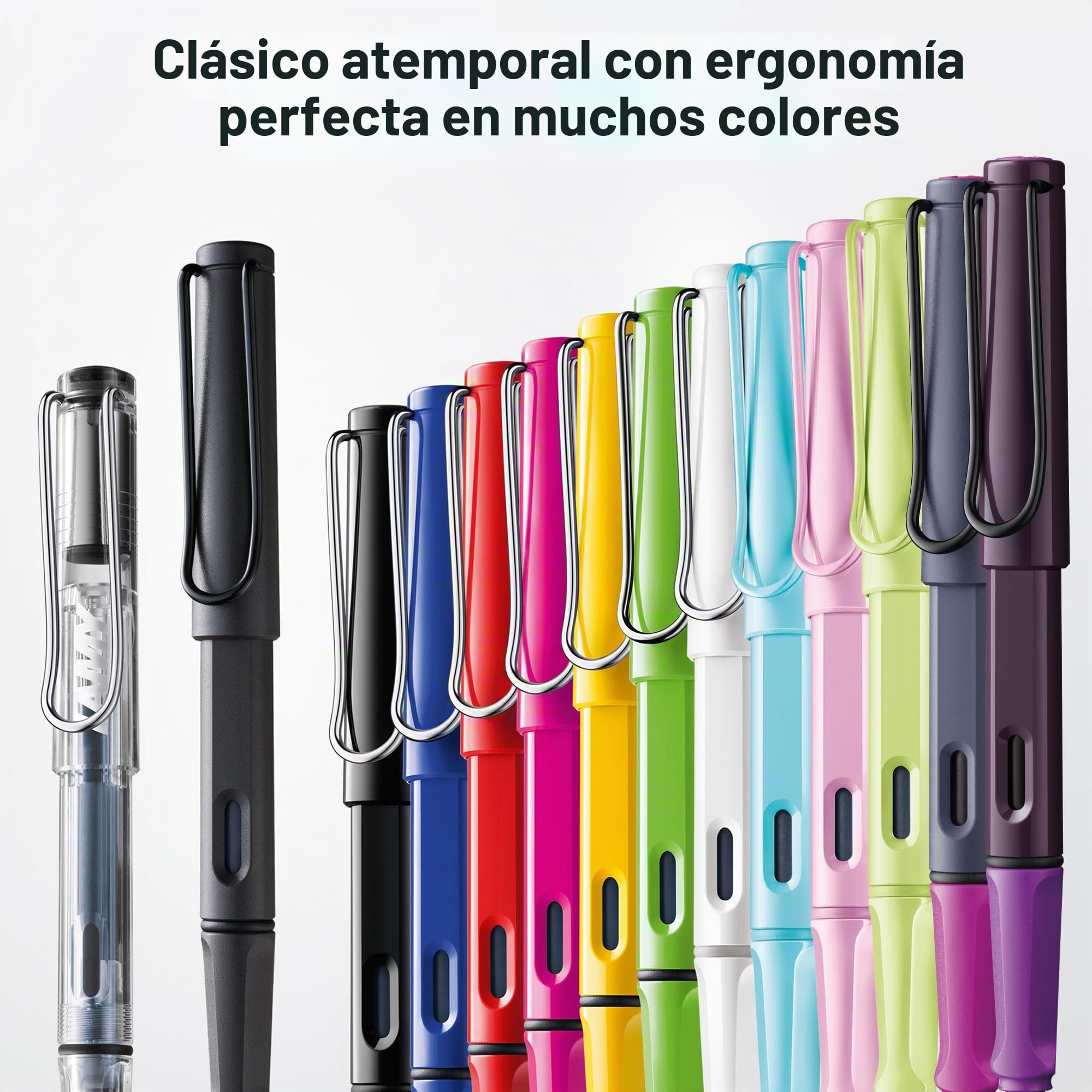 LAMY safari cozy 020 – Pluma estilográfica, edición especial, moderna en color fresa, con mango ergonómico y diseño atemporal, grosor del plumín EF, modelo especial