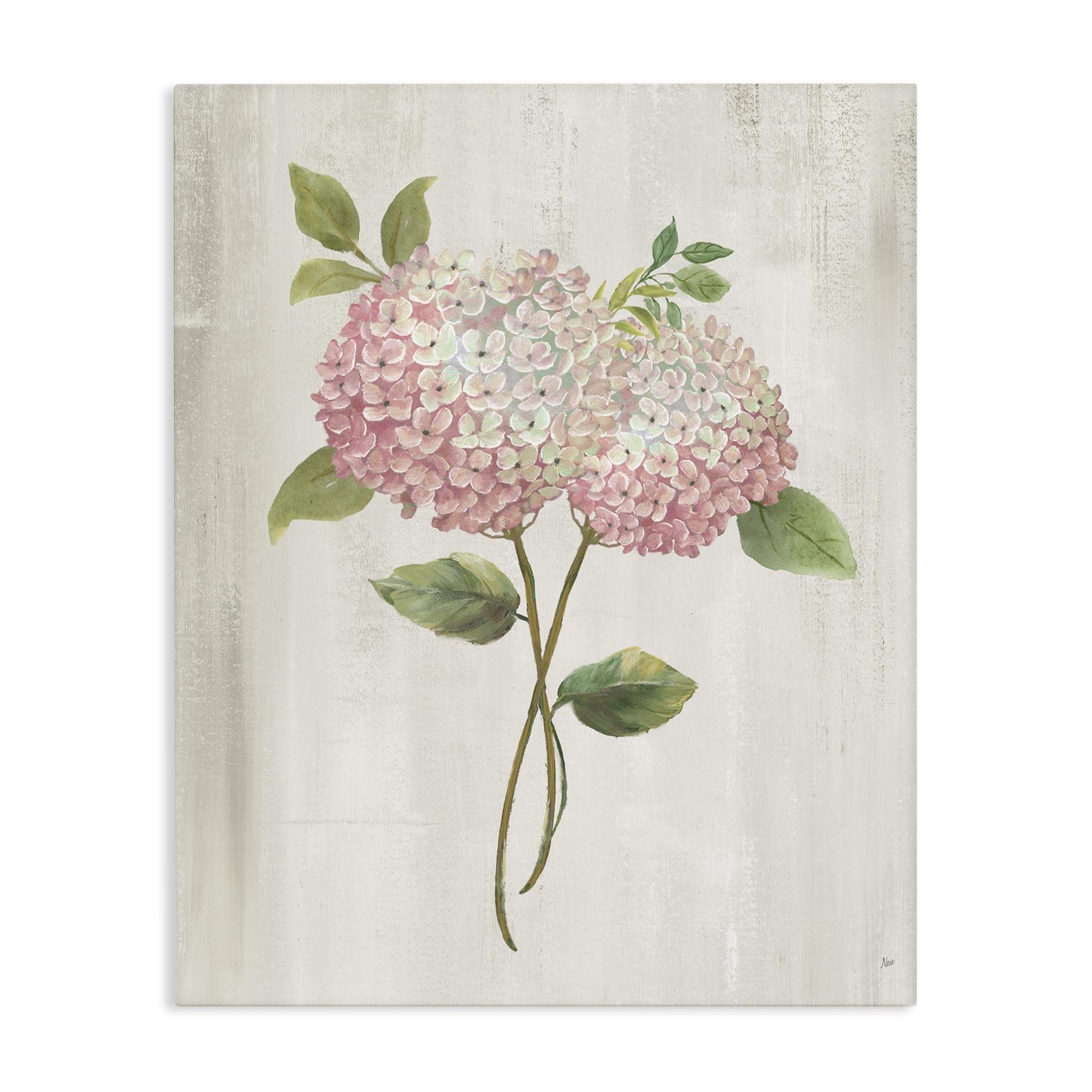 Stupell Industries Unframed 'Vintage Pink Hydrangea'| Canvas Art