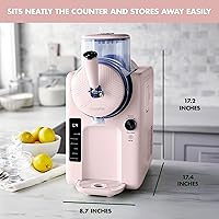Vista 10 de GreenPan Frost Ice Cream Maker & Slushie Machine, Soft Serve, Sorbet, Margaritas, Milkshakes, Frozen Yogurt, No Pre-Freezing, Ready in 15 Mins, 6