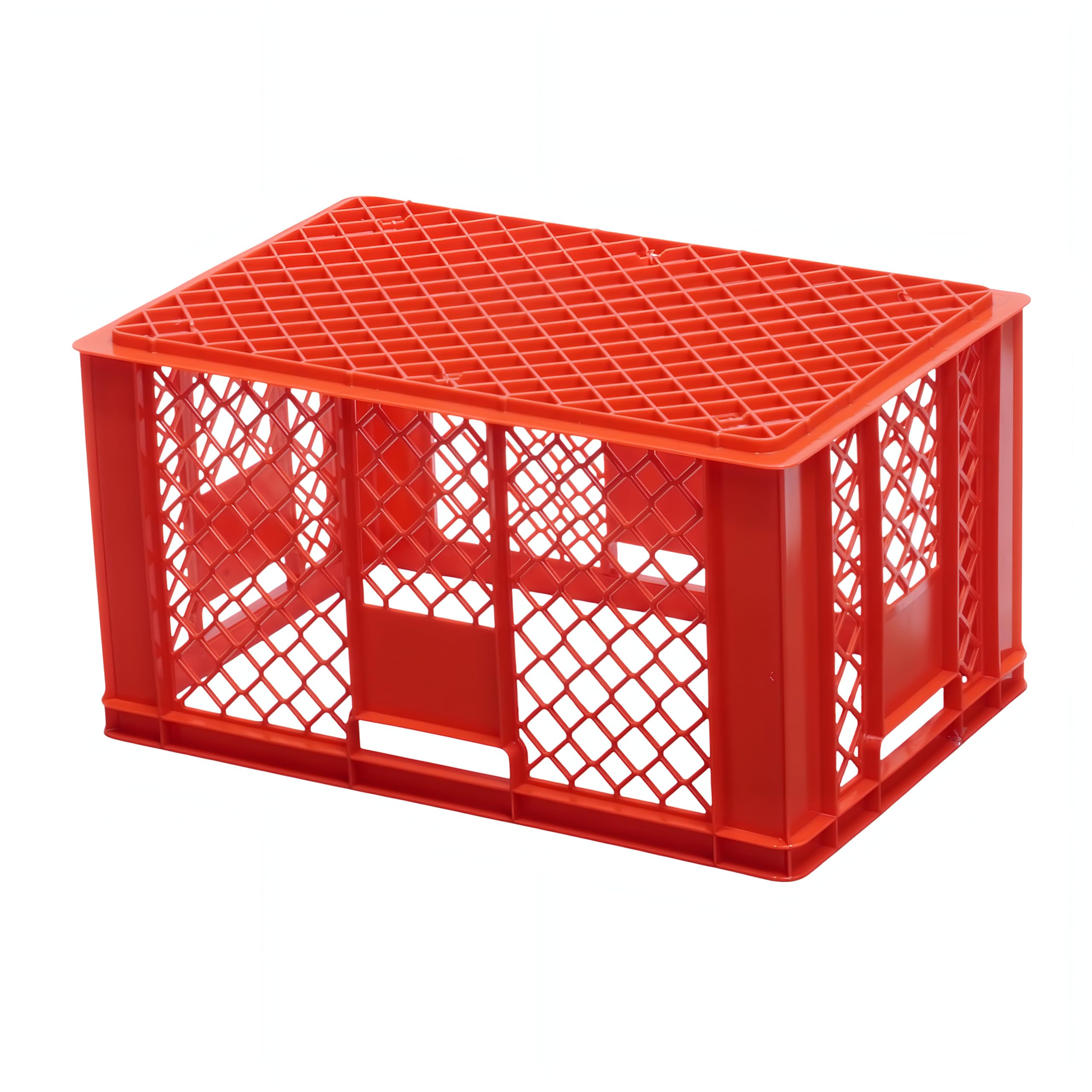 Logiplast 4 Stück Bäckerkisten Brotkisten 600 x 400 x 320 mm in Rot