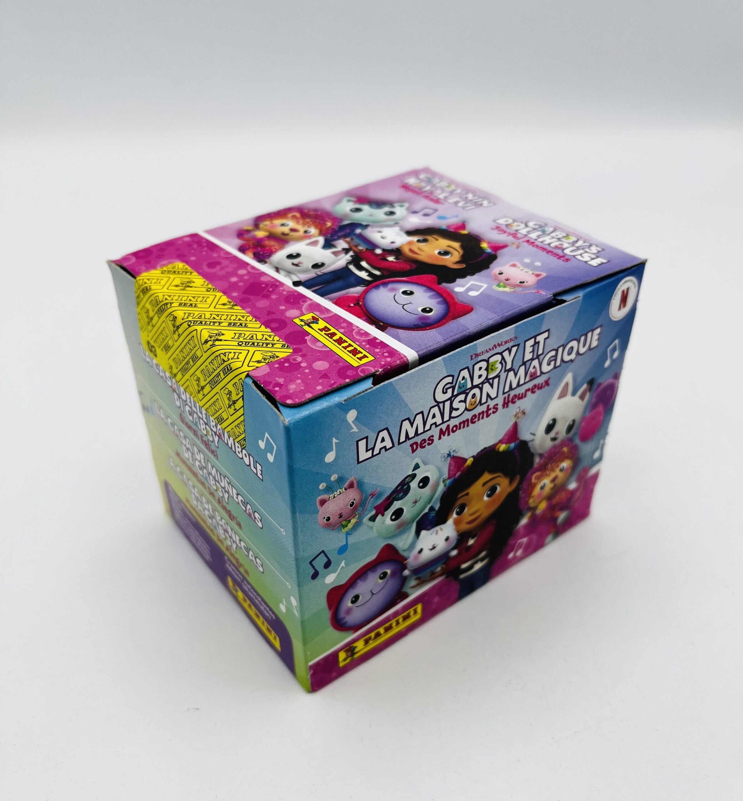 manuelkant Scatola Box da 36 Bustine per la raccolta di figurine LA CASA DELLE BAMBOLE DI GABBY Giorni Felici Sticker Album