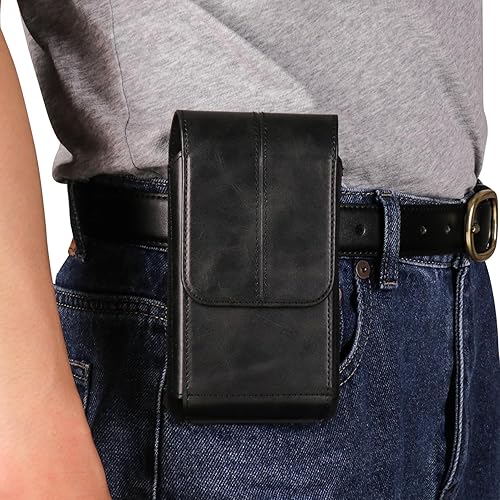 Miniatura 4 de Funda de cuero para teléfono con tarjetero y soporte para tarjetas, compatible con iPhone 15, 15 Pro, 14, 14 Pro, 13, 13 Pro, 12, 12 Pro, 11, 11