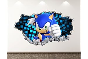 Epic Sonic Wall Decals for Kids' Room