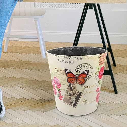 Miniatura 9 de Papelera de cuero The Office Theoffice Qiopertar La sala de estar Cubo de basura moderno Homezie Cama