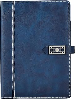 amazon basics Undated Diary 2026 | Designer Faux Leather Organizer | Office Stationery for Business, Interviews & Corporate Meetings | Ideal Gift for 
