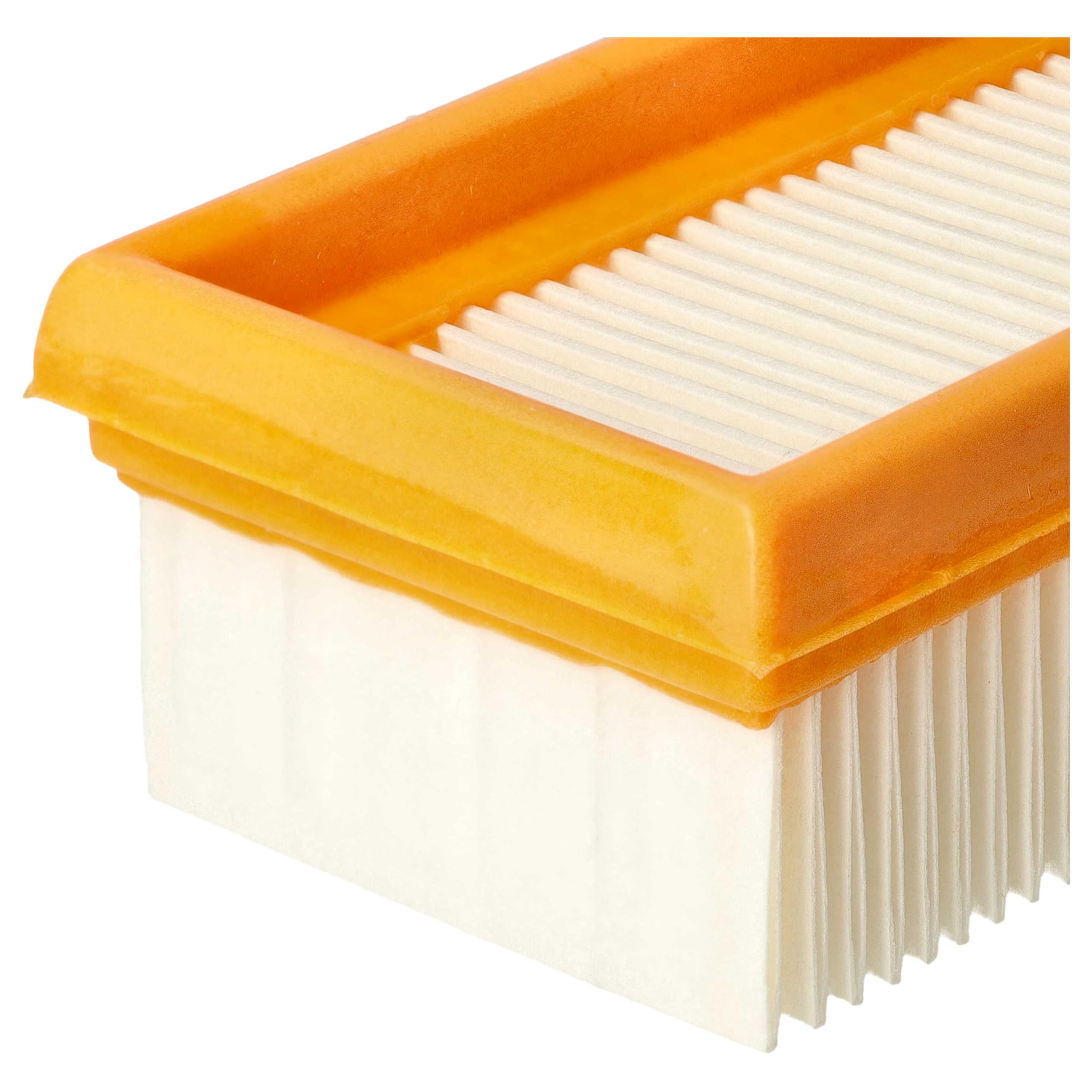 vhbw 8x Filtro plisado plano reemplaza Nilfisk 107413541 para aspiradora - Filtro motor aire refrigerante