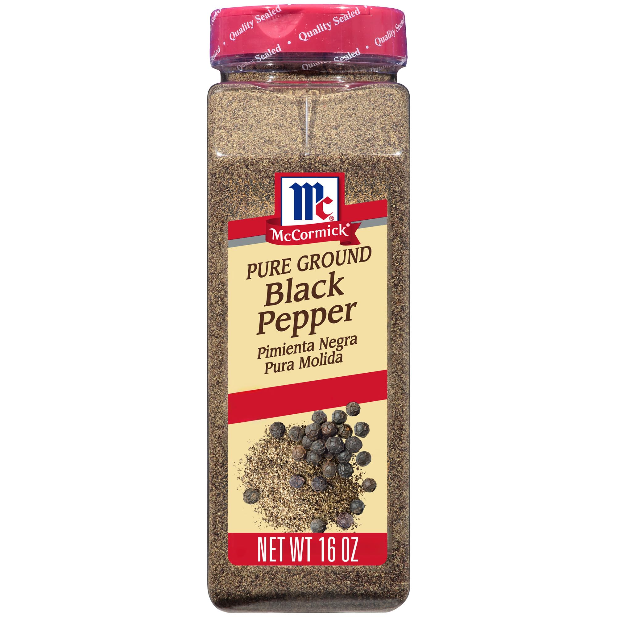Pure Ground Black Pepper, 16 oz