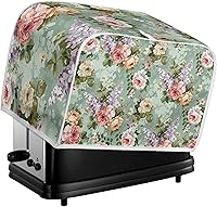 Vista 181 de Marbling Butterfly Print 2 Slice Toaster Dust Cover, Kitchen Small Appliance, Anti Dust and Fingerprint Bread Machine Cover