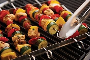 Amazon.com : GrillPro 41338 Stainless Steel Shish Kebab Set