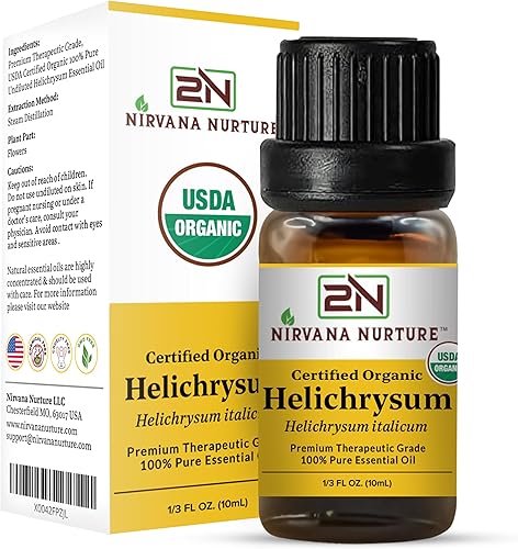 Miniatura 6 de Aceite esencial de helichrysum 100% puro, grado terapéutico premium, sin diluir, difusor de aromaterapia para calma y relajación, cuidado de la