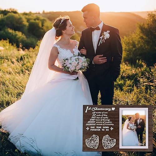 Miniatura 9 de Yakucho Regalos de boda para parejas, aniversario para padres, marco de clip de 40 aniversario, regalos para pareja, 40 aniversario, regalo para