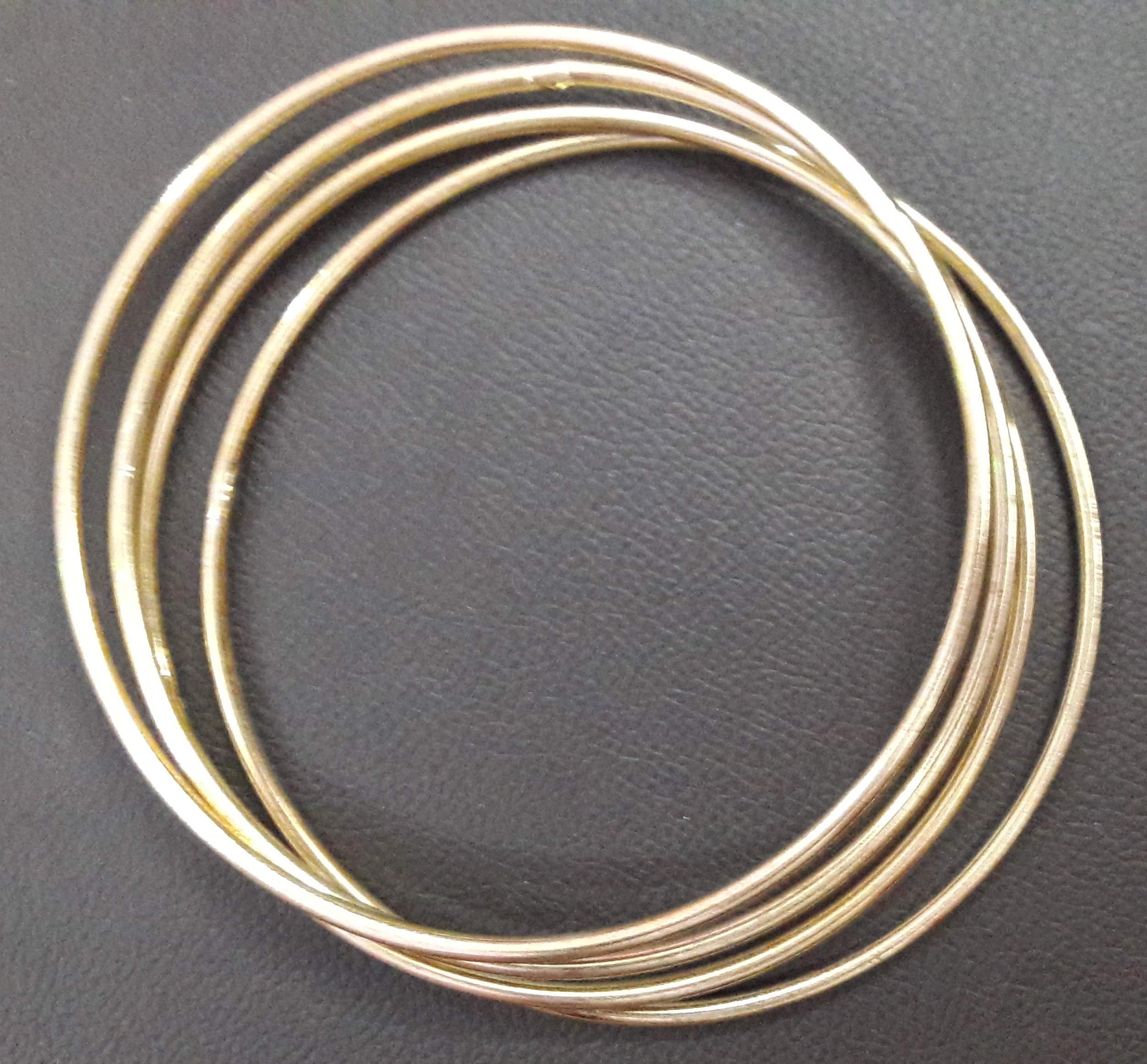 Tia Gold Polished Steel Ring (4mm Thick) for Bag Handle, Parrots/Birds Cage, Craft and DIY Projects- (4Pcs, Gold Polish-Size-7Inch)-image-11