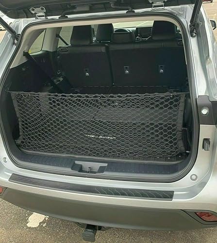 Miniatura 9 de Red de carga organizadora de maletero para Toyota Highlander 20142025  Red de carga estilo sobre para SUV  Organizador de maletero de coche de malla