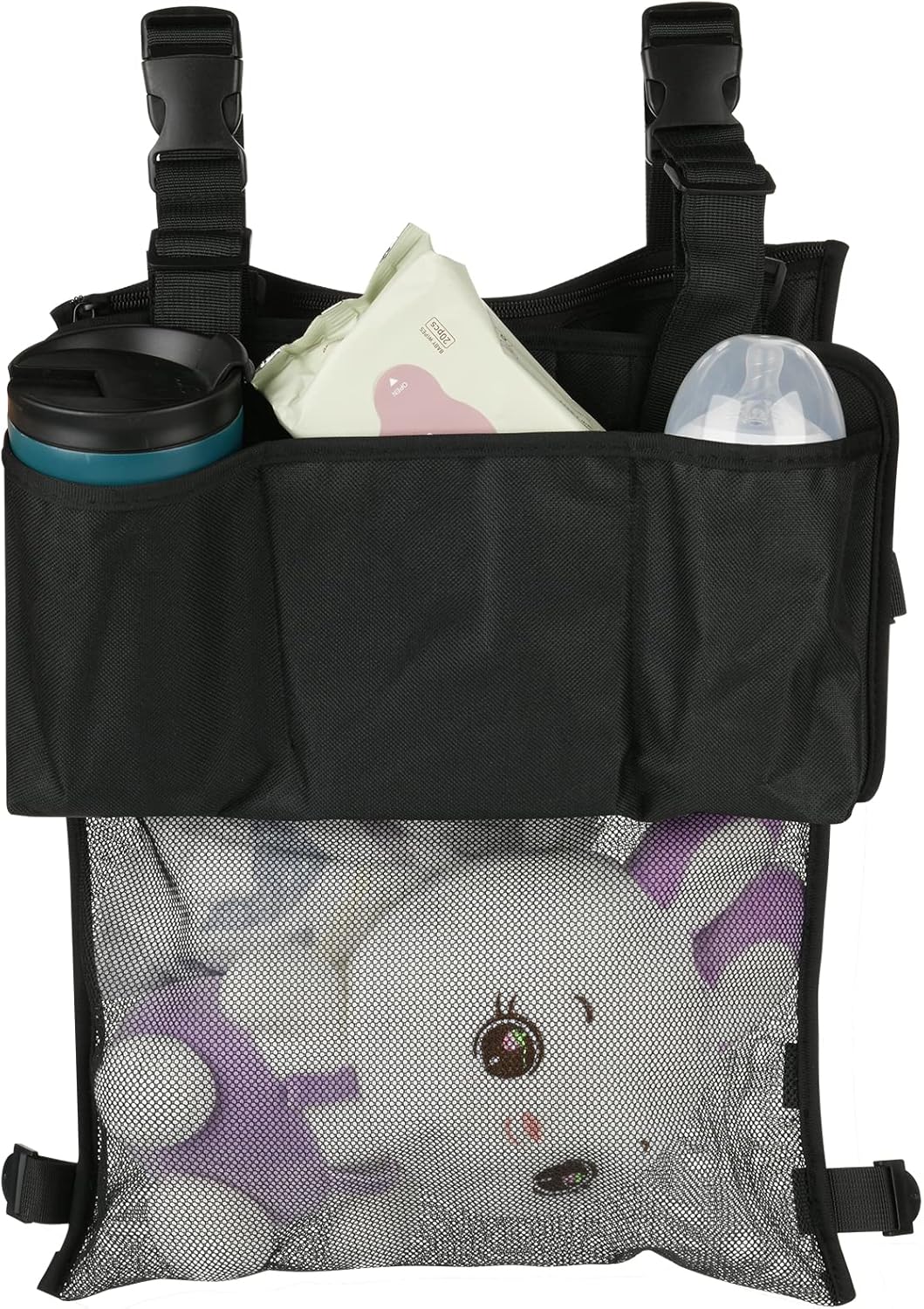 Beautyflier Mesh Stroller Organizer with Extra Large