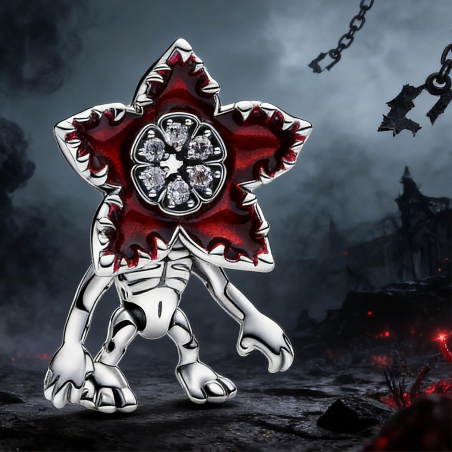 Gold Heart Family Charms Bead for Bracelets and Necklaces Jewelry Charm for Women Valentine Mother's Day - Image 4