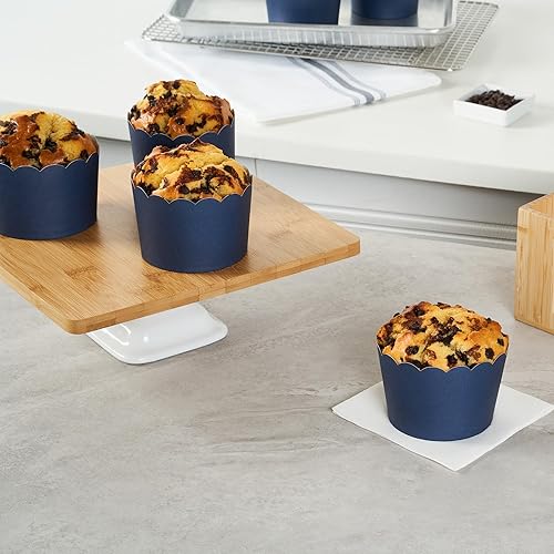 Miniatura 393 de Restaurantware Panificio Premium - Taza de papel Kraft de 10 onzas para hornear, tazas de papel para hornear, perfectas para magdalenas, cupcakes