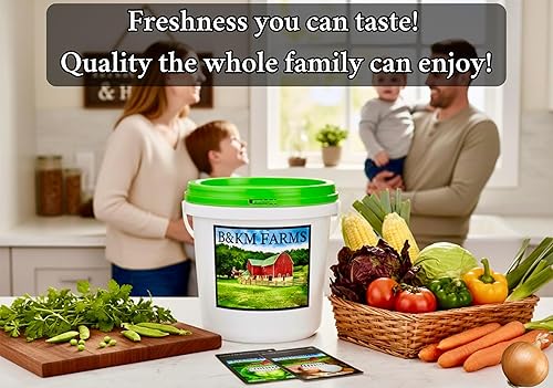 Miniatura 5 de Bóveda de semillas de supervivencia para principiantes más de 10,000 semillas tradicionales y sin OGM (20 variedades fáciles de cultivar) por B&KM