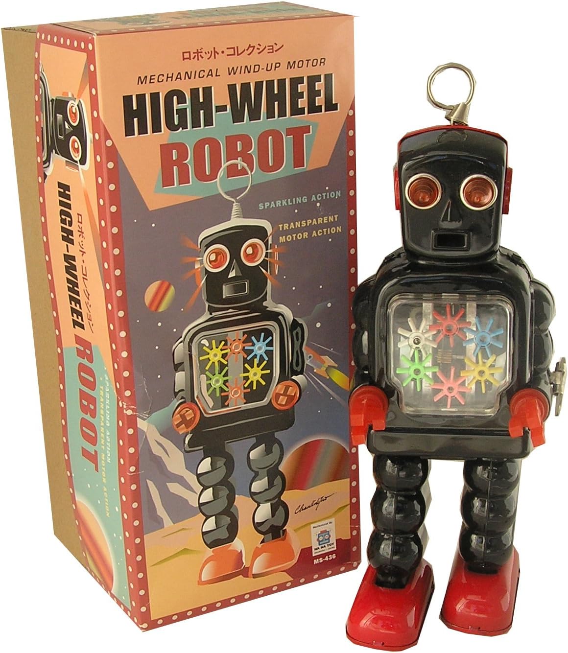 High Wheel Robot - Tin Toy Robot Collectible