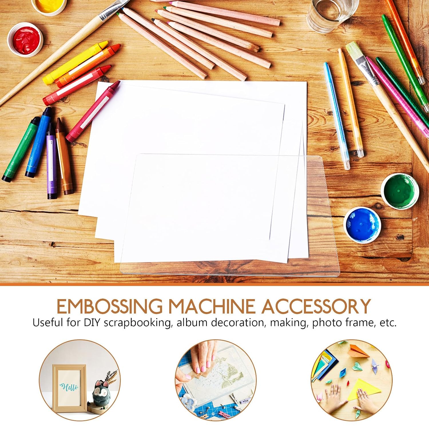 Die Cutting Embossing Machine Mat 2Mm Thickness Plastic Scrapbooking Craft Plate for DIY Paper Crafts and Embossing Accessories