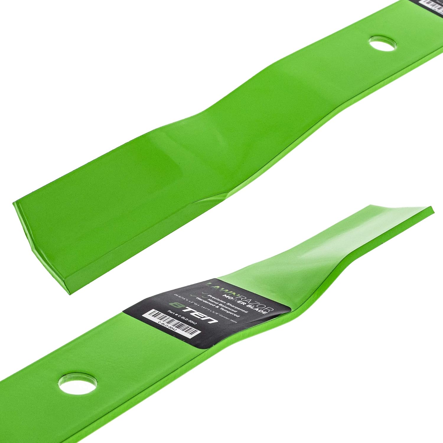 8TEN LawnRAZOR Mower Blade Set for BMB Woods RM-59 Mower 23825 23825KT 31359 31359KT 60 inch Decks (Mulching)