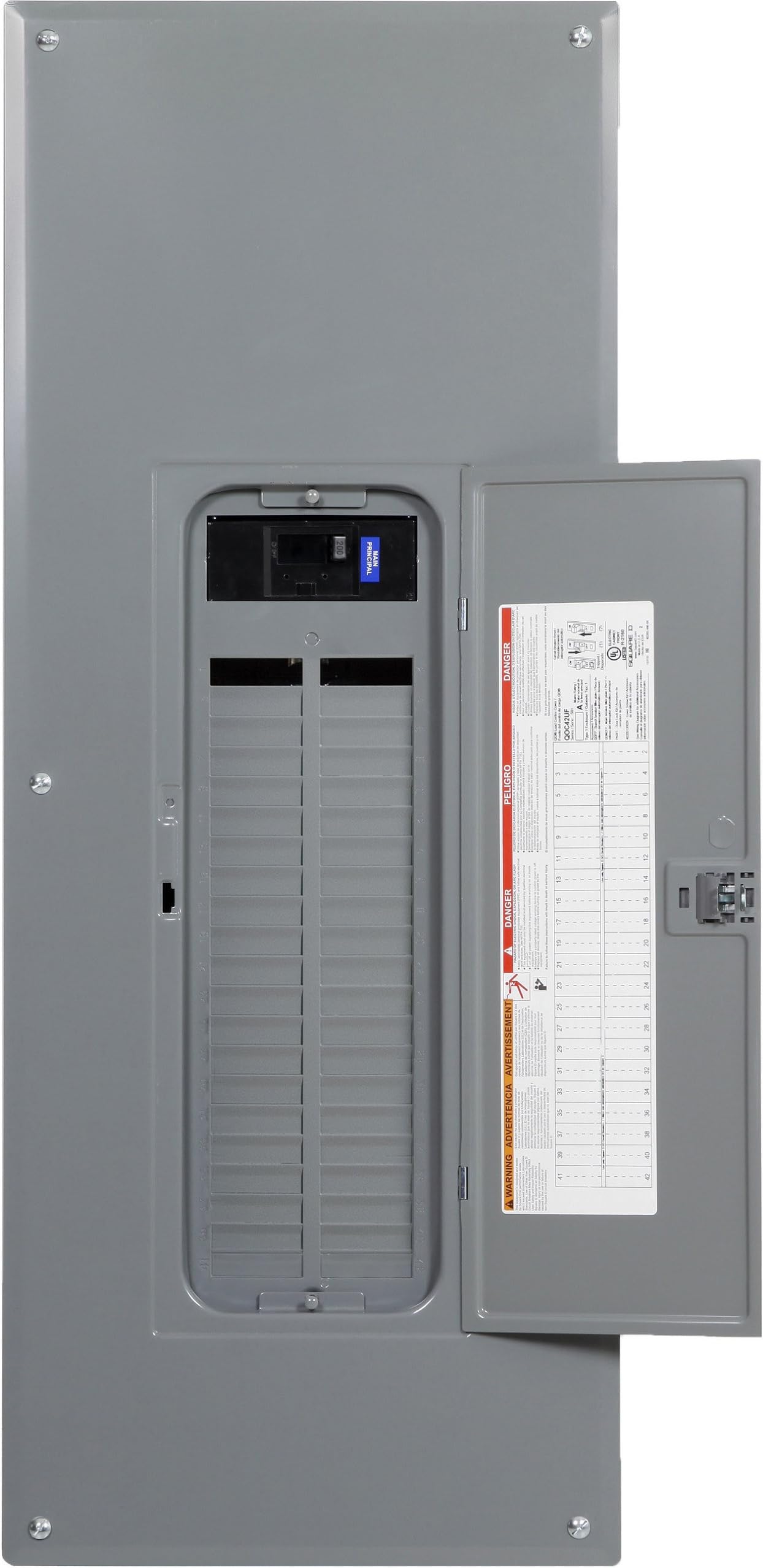 Square D by Schneider Electric QO Plug-On Neutral 150 Amp Main Breaker 42-Space 42-Circuit Indoor Load Center with Cover