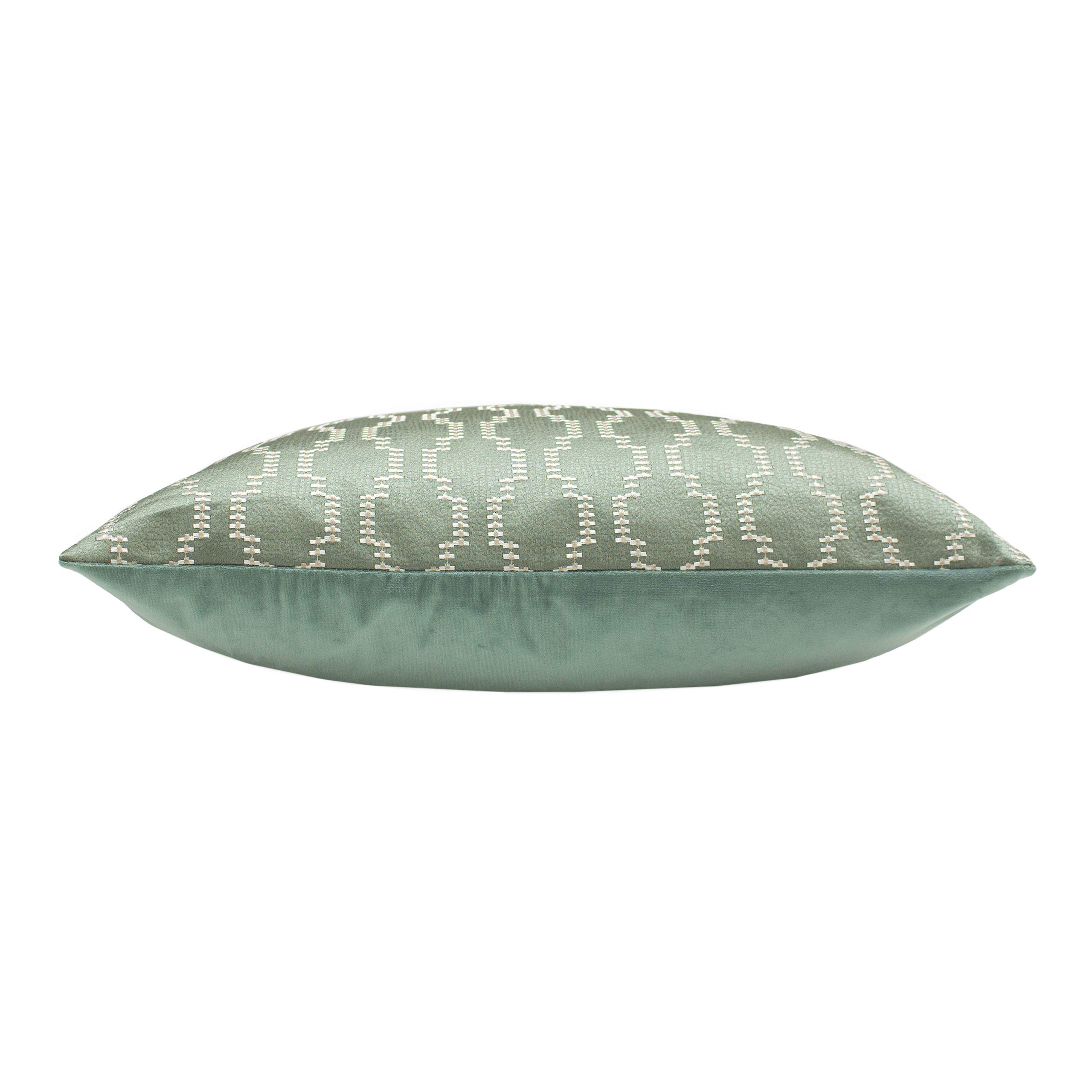 Ashley Wilde Federa Per Cuscino Nash – Ricamo Glamour Su Raso, Retro In Velluto, Inchiostro/Royal, 50x50 Cm - 3