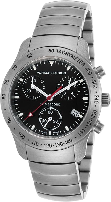 Amazon.com: Porsche Design 6604 – 41 – 40 – 0255 Reloj cronógrafo acero  inoxidable esfera de color negro acero inoxidable de la mujer : Ropa,  Zapatos y Joyería