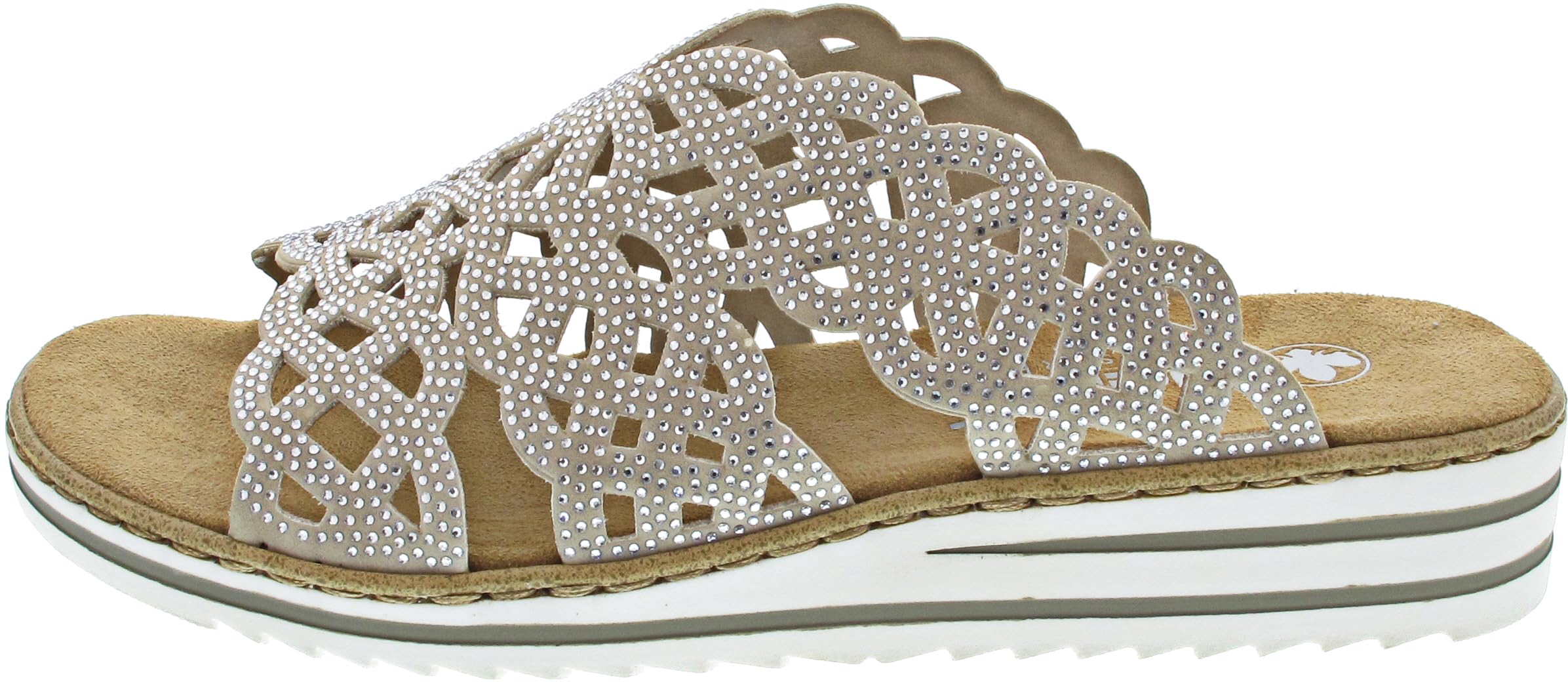 Rieker Women's V0689 Mules, Beige 63, 6 UK