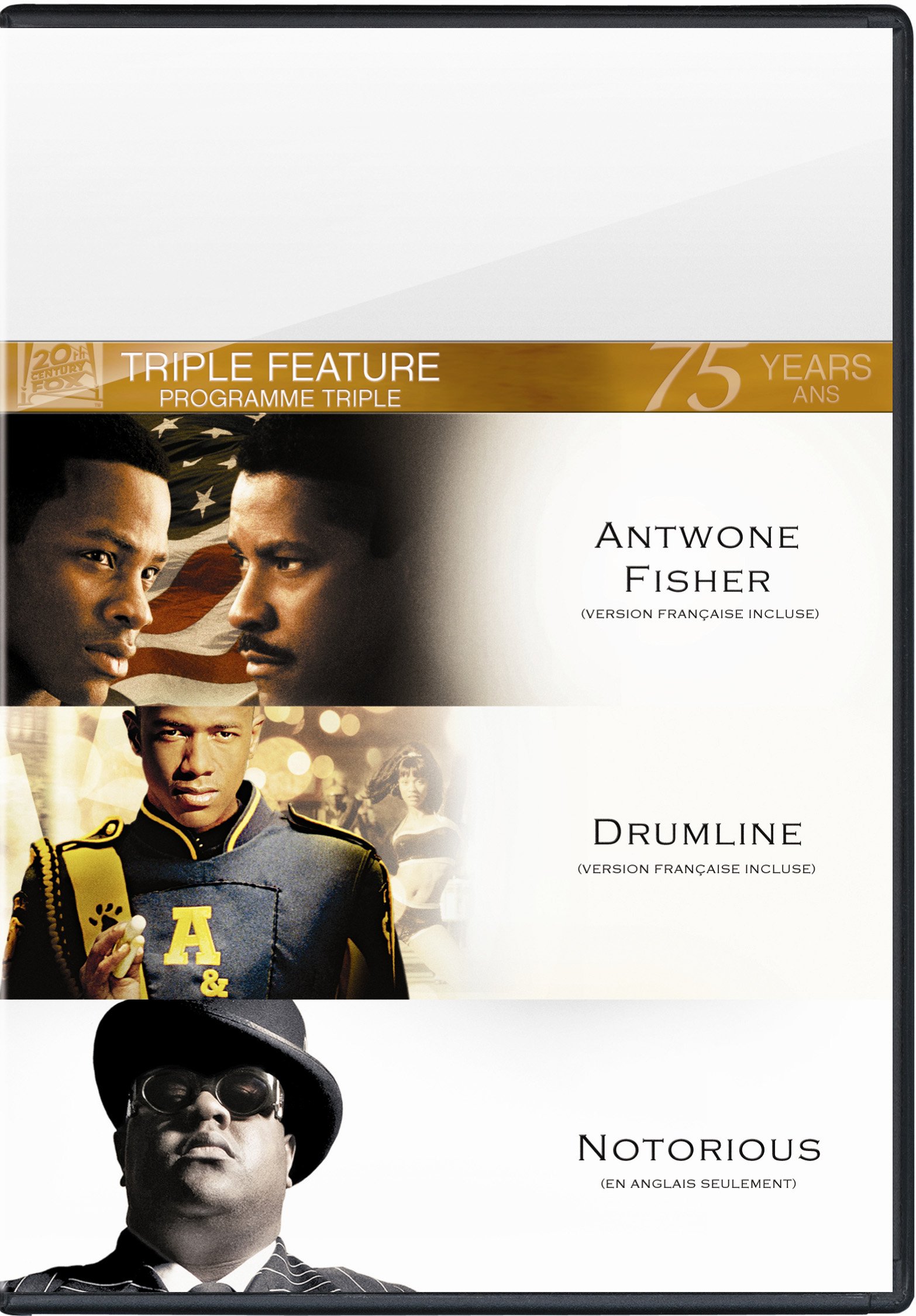 Antwone Fisher / Drumline / Notorious [DVD]