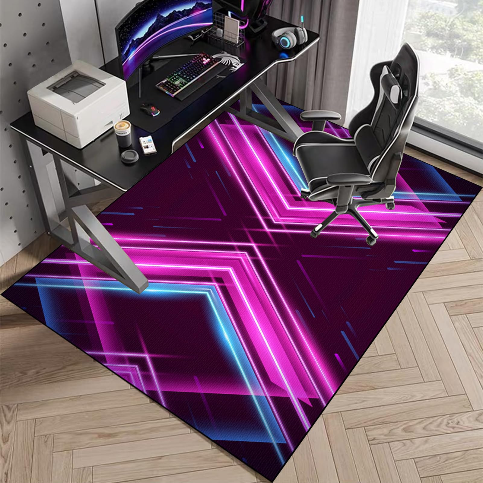 200 x 230 cm Protector Suelo Silla Ruedas Alfombra Silla Escritorio Antideslizante Alfombra Silla Gaming Alfombra Oficina para Silla con Ruedas Alfombra Protectora Suelo Silla Alfombra Gamer