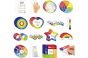 60 Pcs Adhesives Neurodiversity Anxiety Sensory Stickers for Mindfulness and Stress Relief