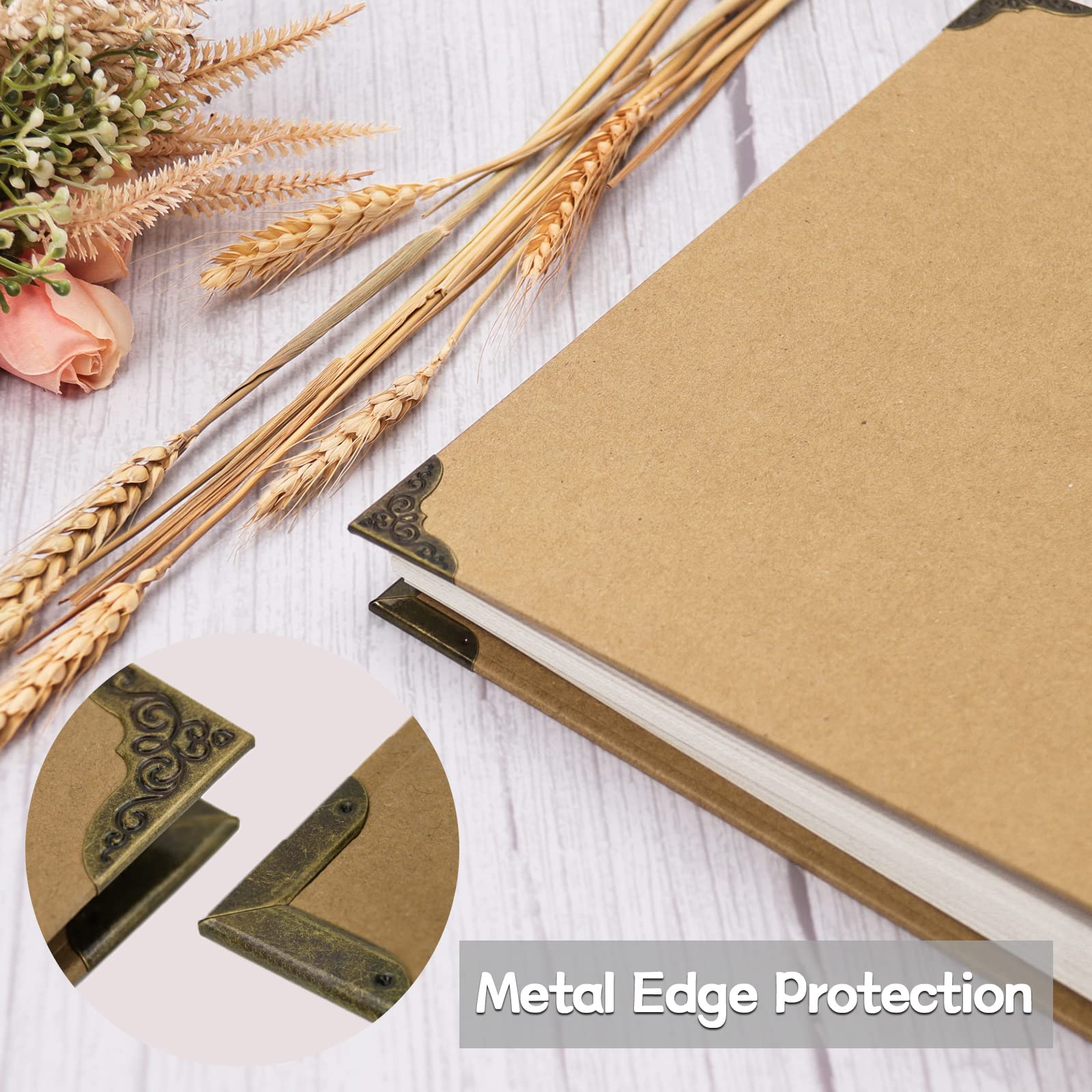 Album Fotografico Autoadesivo Vienrose - 60 Pagine, Copertina Rigida, Senza Acidi, Regalo Perfetto - Foto 10