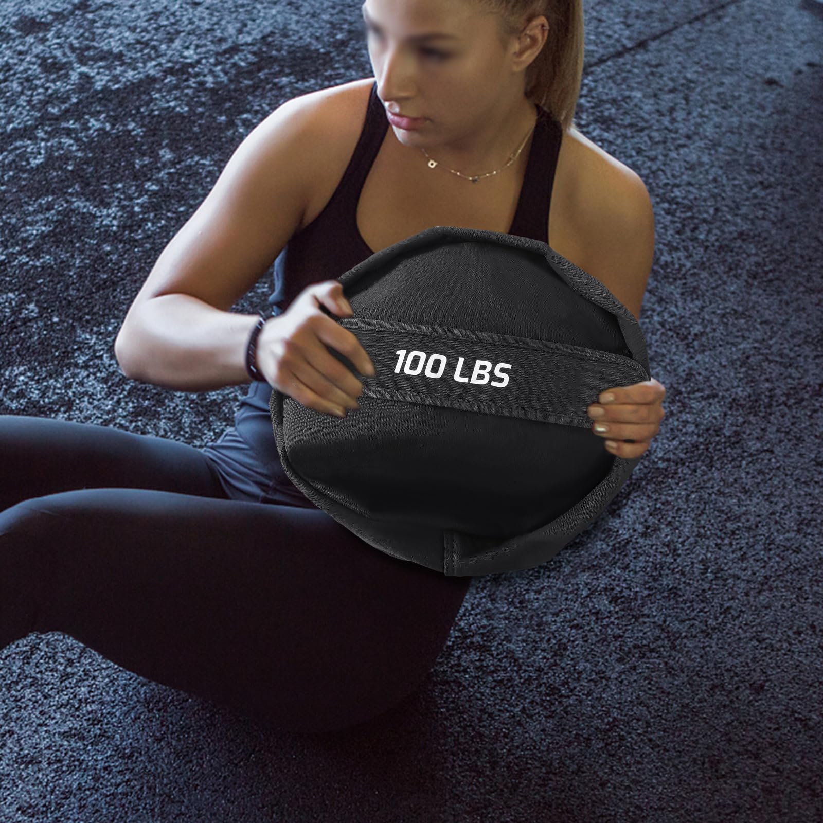 Torba na piasek, 40 cm, trening siłowy, trening siłowy, Aid Sandba do treningu funkcjonalnego, fitnessu, siły, 100 kg pojemności