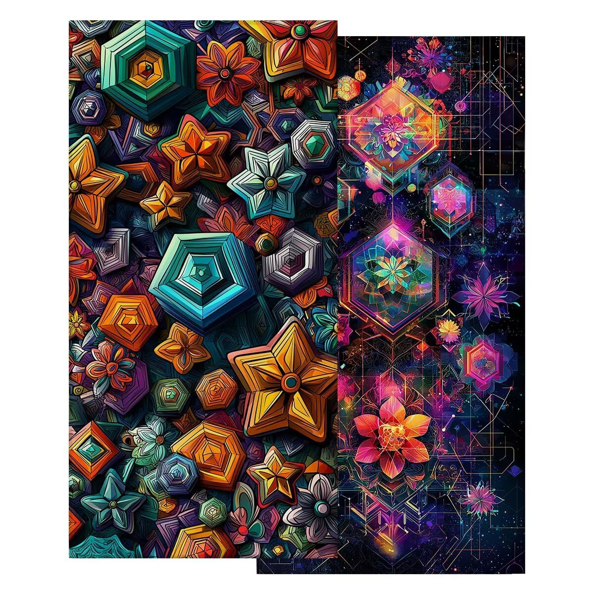Telo Mare Grande 80x160 cm 2 Pezzi, Antisabbia Telo Mare Microfibra Geometria, Asciugatura Rapida Asciugamano Microfibra, Asciugamani Palestra Donna Uomo, Leggero Teli Doccia Accessori Viaggio -4004