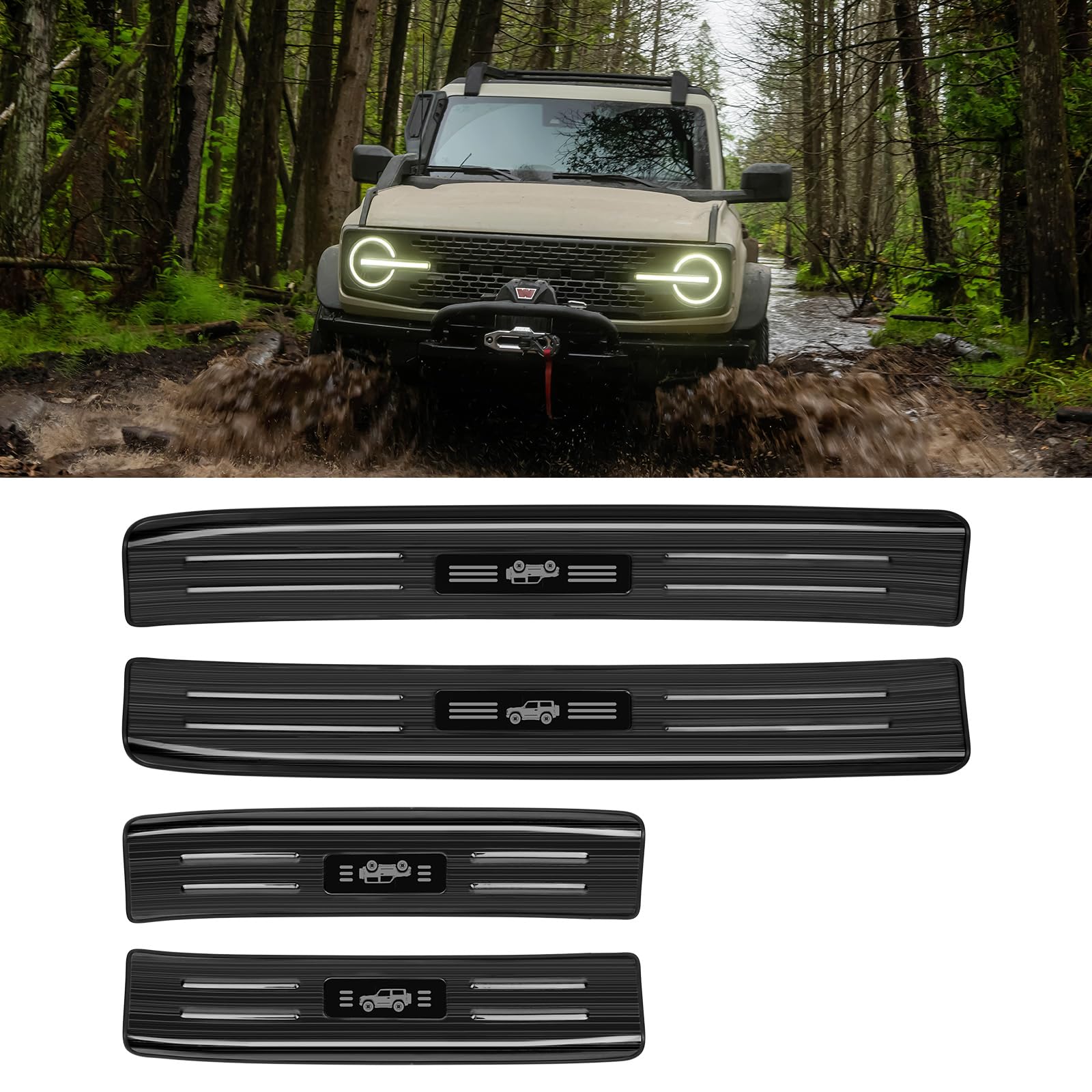 BIBLOZ Stainless Steel Door Sill Protector