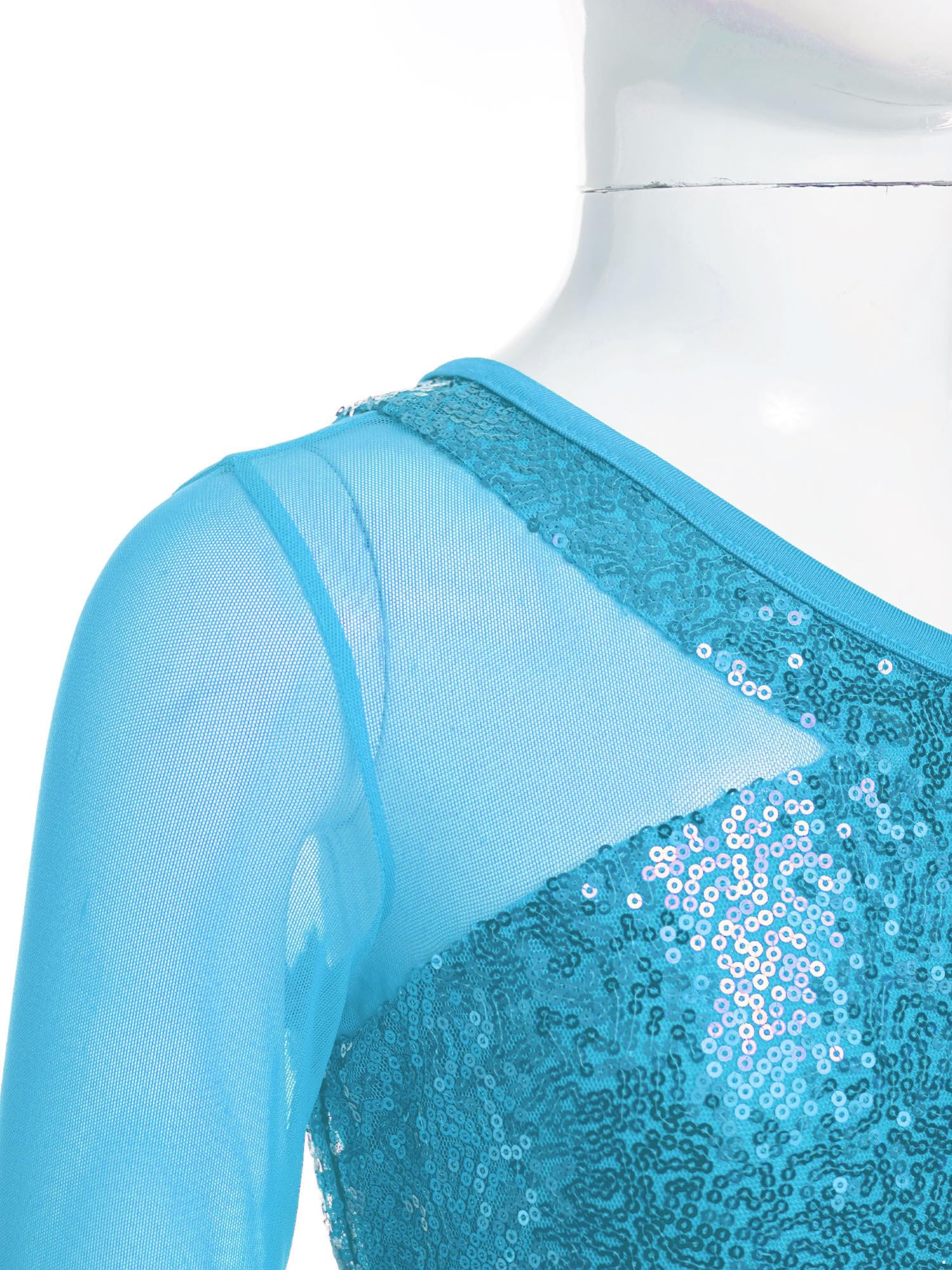 IEFIEL Traje de Baile Moderno para Niñas Sudadera de Manga Larga Crop Top de Lentejuelas Brillante y Pantalones Largos de Danza Hip Hop Chándales Deportivos 5-14 Años