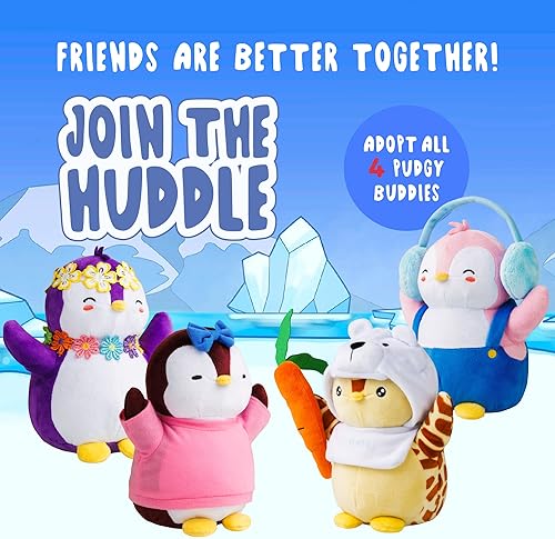 Miniatura 7 de Pudgy Penguins Plush Buddies - Adopta a tu nuevo amigo para siempre con 4 diseños diferentes de peluche de pingüino, cada uno viene completo con un