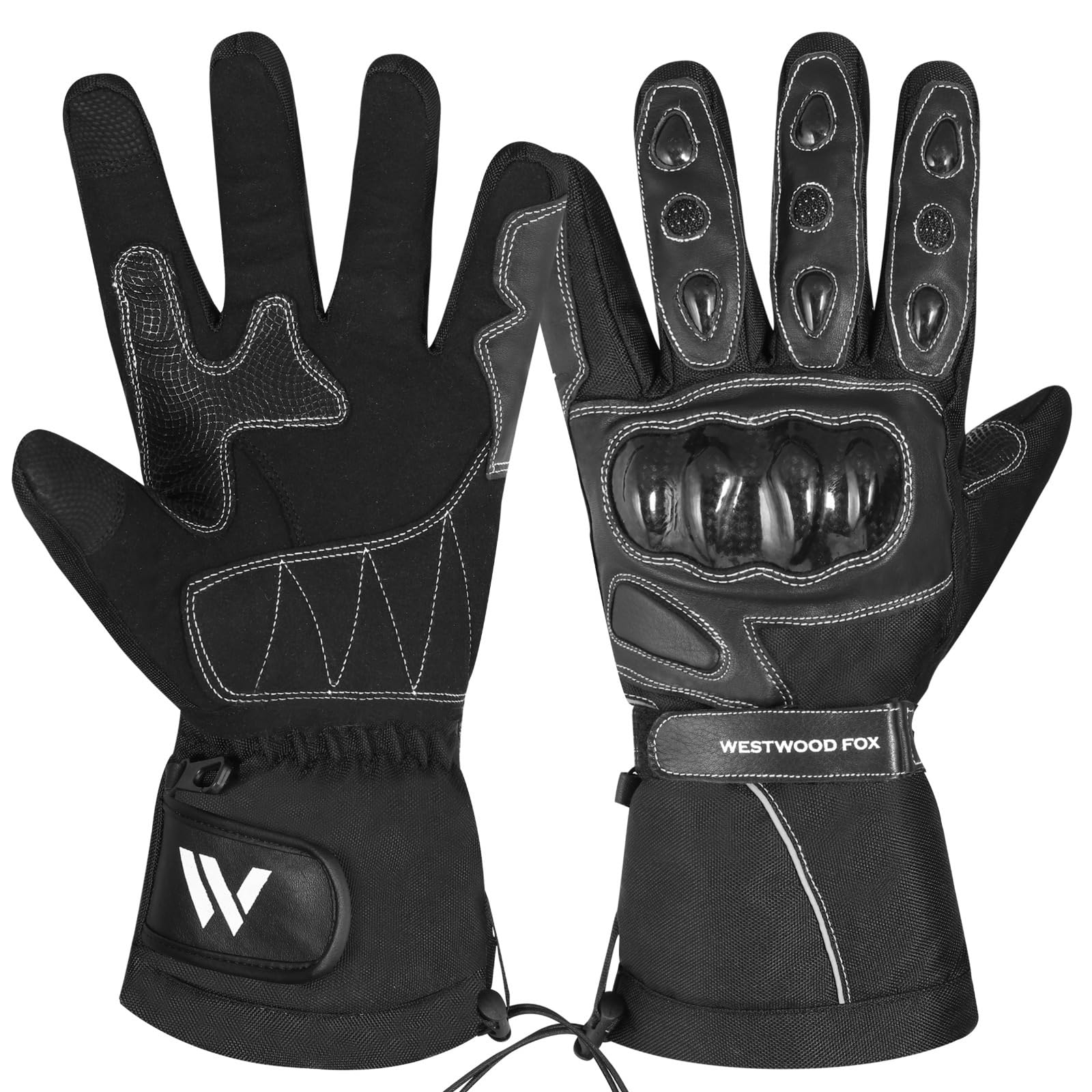 BEAST RAGE Winter-Fahrradhandschuhe für Kinder, wasserdichte